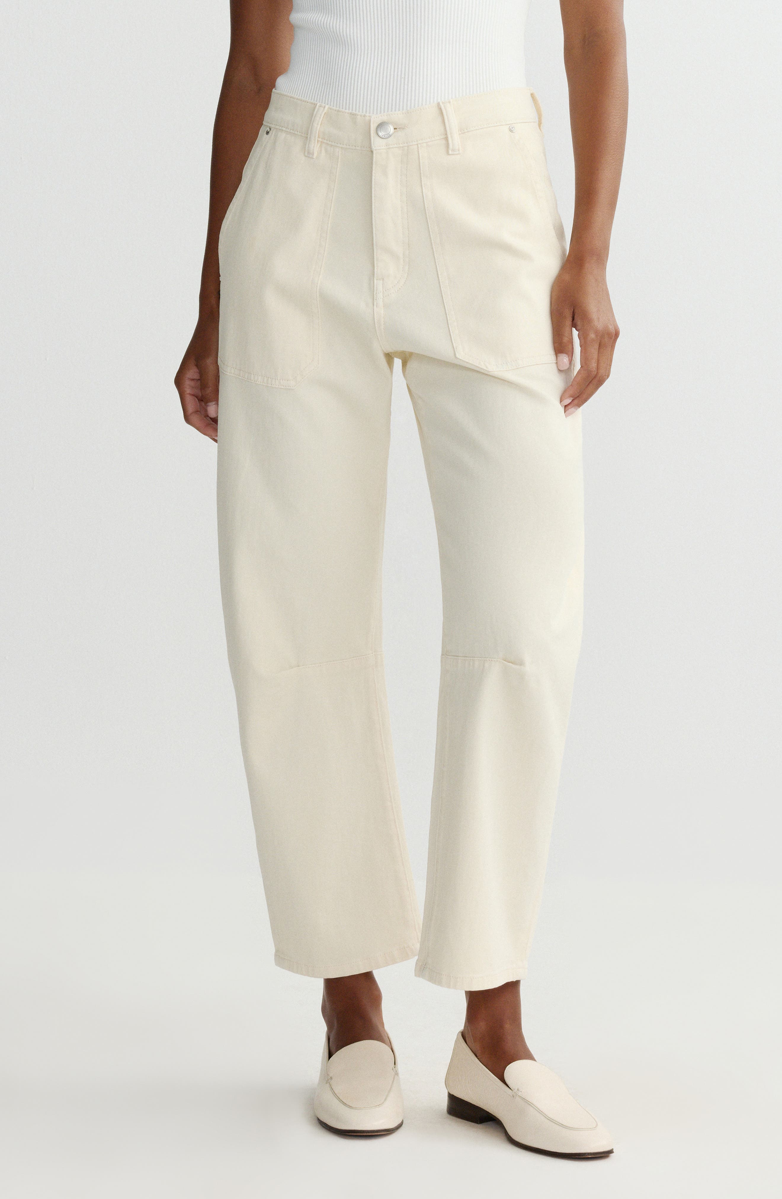 DL1961 Bilie Easy High Rise Barrel Leg Pants (Women) | Nordstrom
