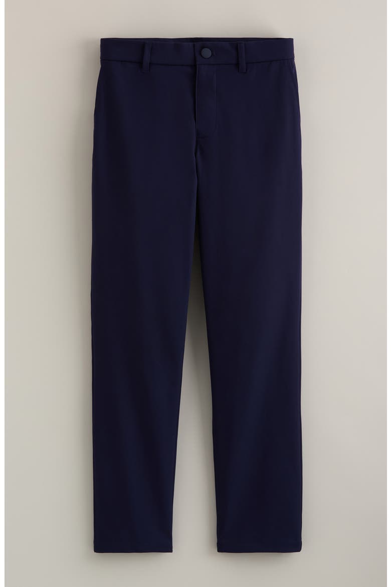 Kids' Flat Front Twill Chinos, Main, color, NAVY PEACOAT