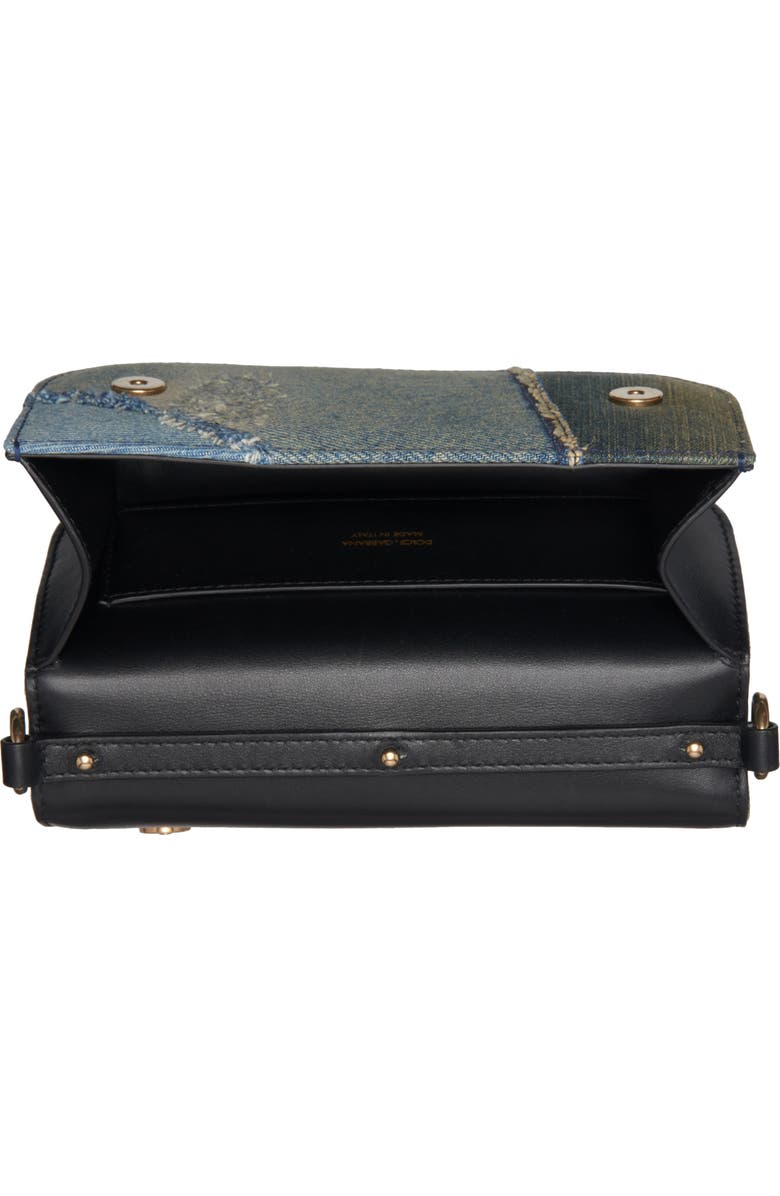 Dolce&Gabbana 3.5 Patchwork Denim Shoulder Bag, Alternate, color,