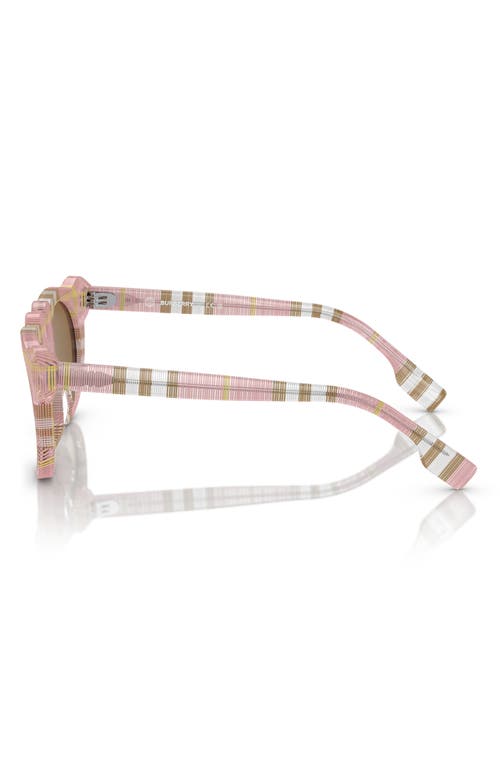 Burberry Kids' 43mm Irregular Sunglasses In Pink