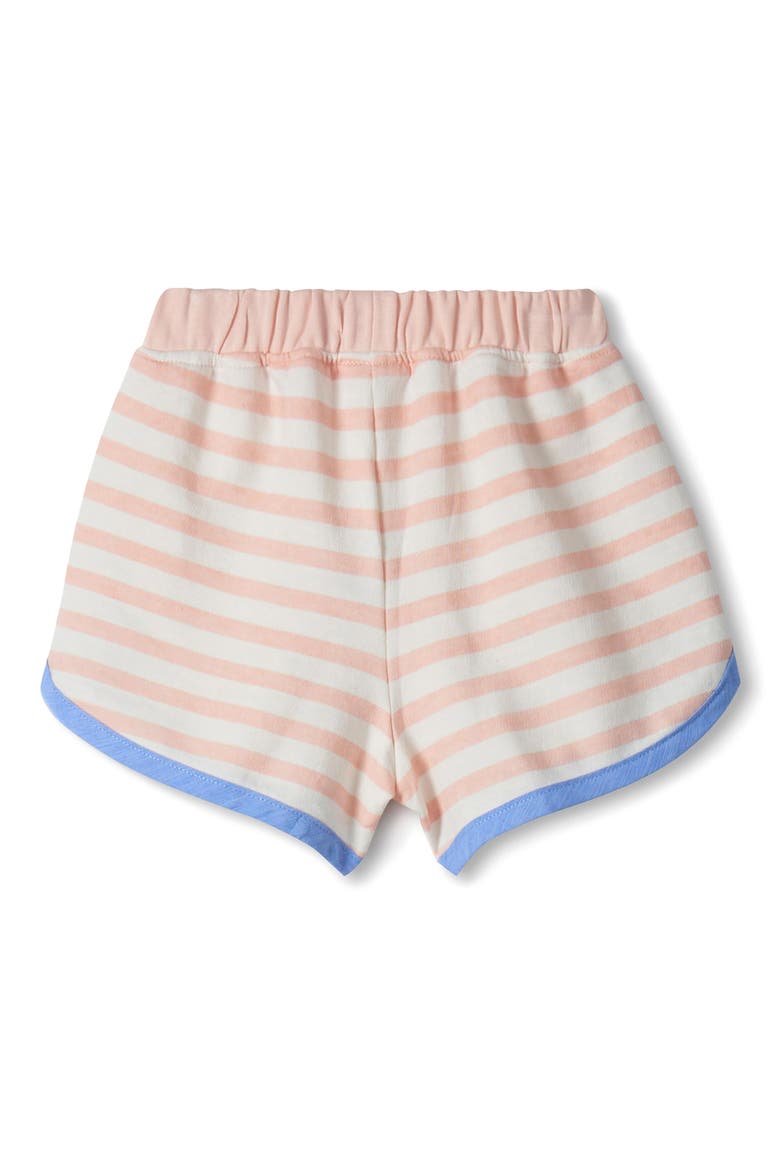 Kids' Elephant Eyelet Cotton T-Shirt & Shorts Set, Alternate, color, PINK