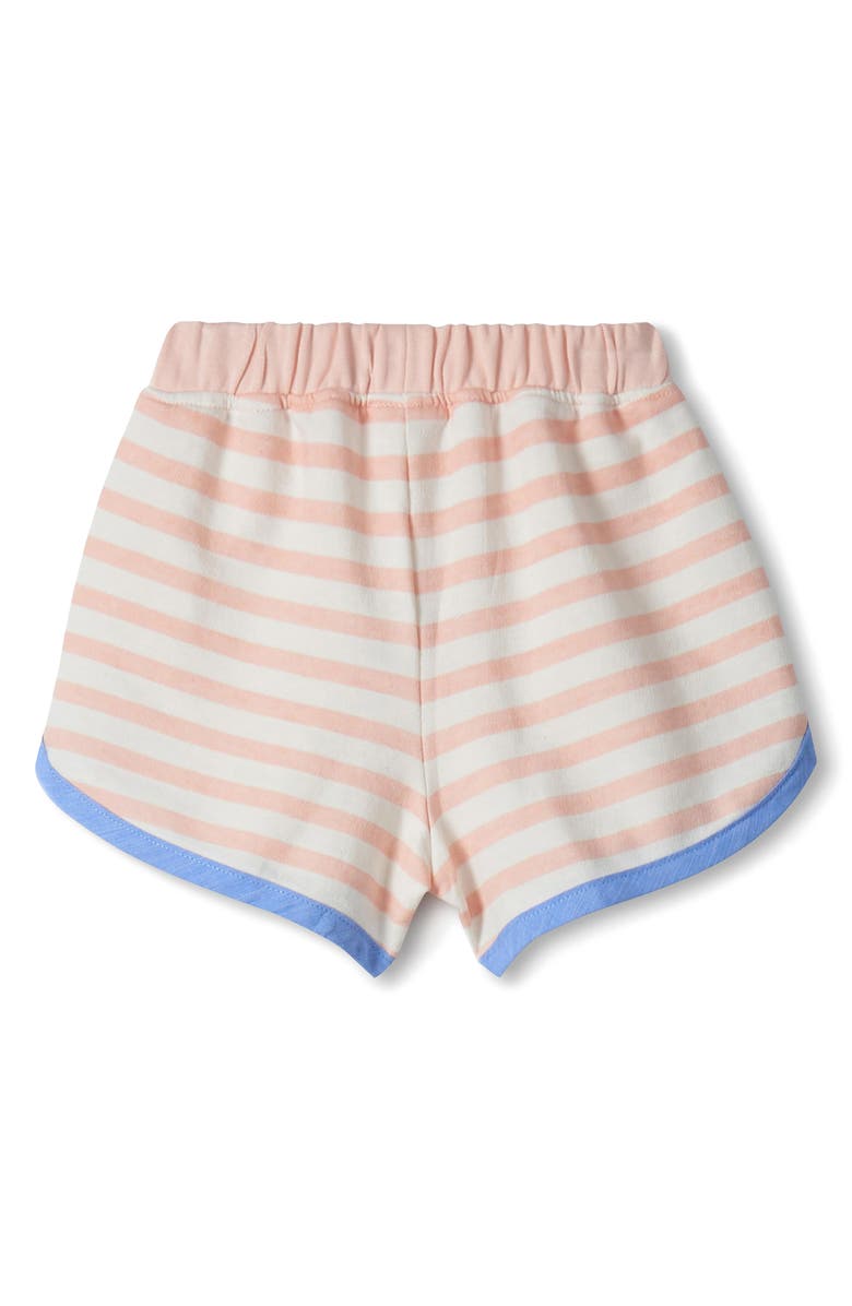 Hatley Kids' Elephant Eyelet Cotton T-Shirt & Shorts Set, Alternate, color, Pink