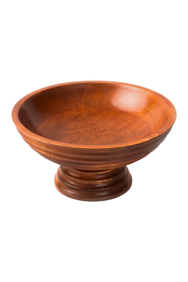 Aranya Mangowood Fruit Bowl, Alternate, color, Brown