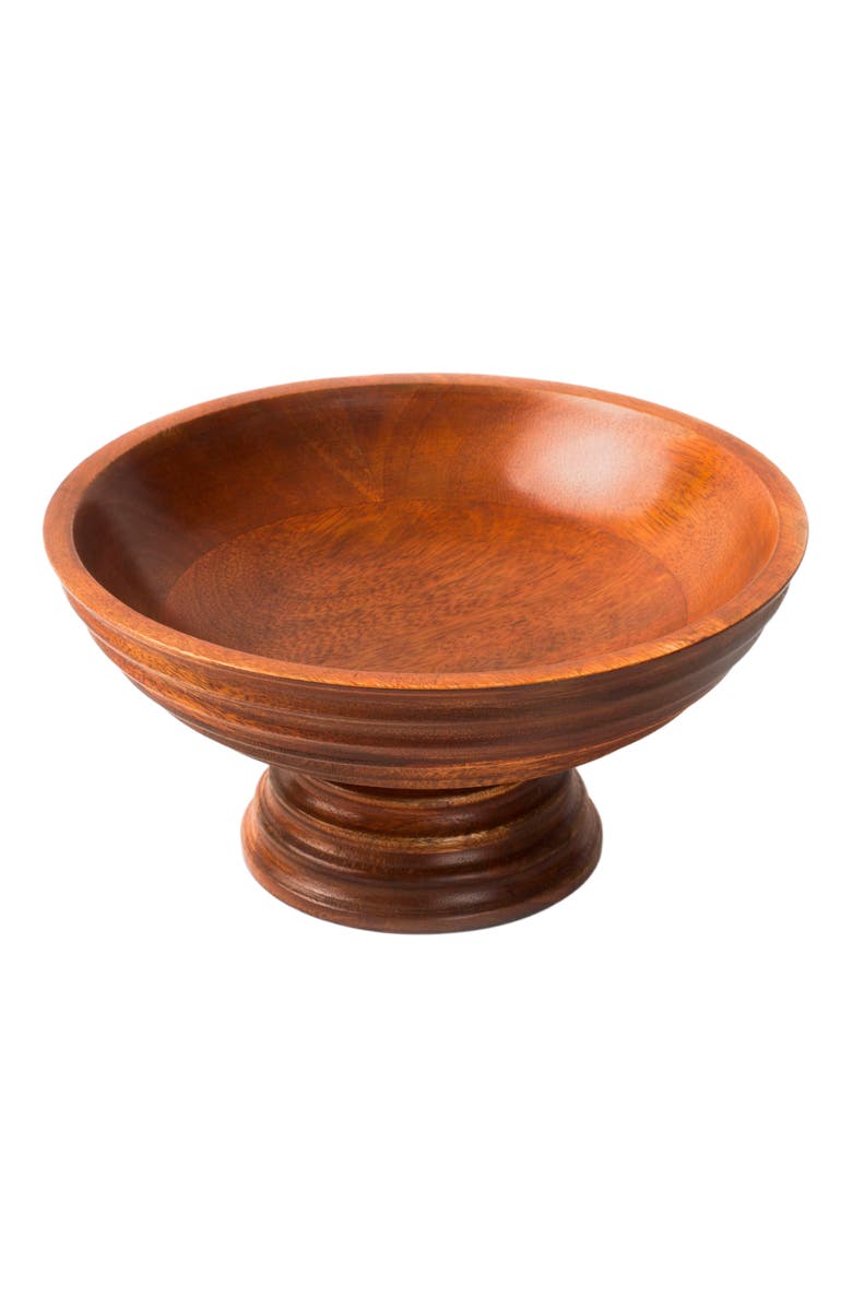 Mela Artisans Aranya Mangowood Fruit Bowl, Alternate, color, Brown