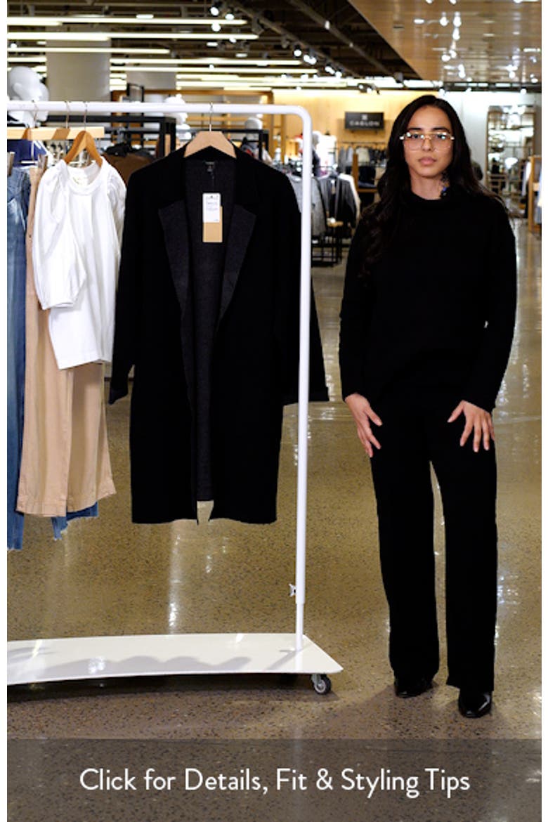 Lapel Long Cardigan video
