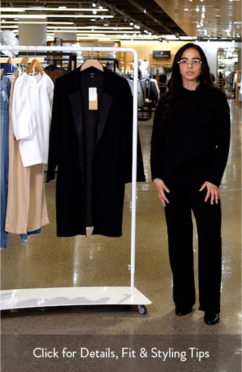 Lapel Long Cardigan