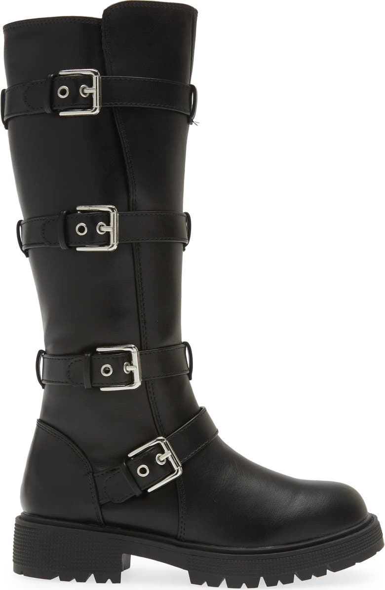 Steve Madden Kids' Brookee Buckle Boot, Alternate, color,