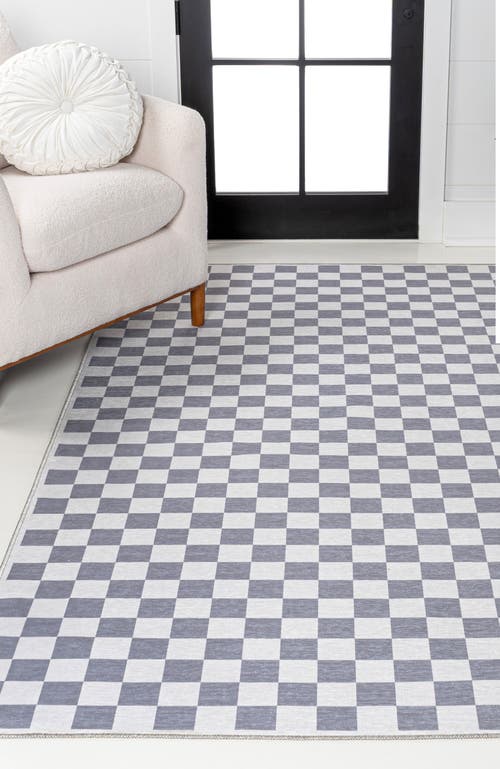 Jonathan Y Ainsley Modern Cottage Checkerboard Washable Area Rug