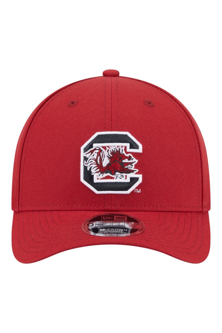 Men's New Era Garnet South Carolina Gamecocks Team Collective 9FORTY M-Crown Adjustable Hat, Alternate, color, Garnet