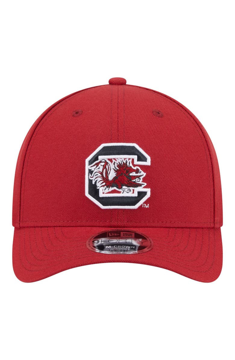 New Era Men's New Era Garnet South Carolina Gamecocks Team Collective 9FORTY M-Crown Adjustable Hat, Alternate, color, Garnet