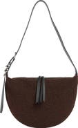 rag & bone Medium Mercer Woven Straw Hobo Bag