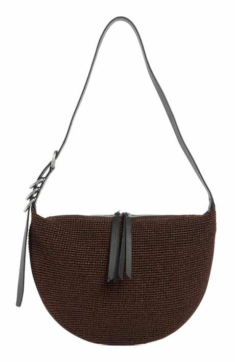 rag & bone Medium Mercer Woven Straw Hobo Bag