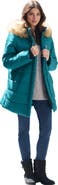 Roaman's Plus Size Classic Length Puffer Coat