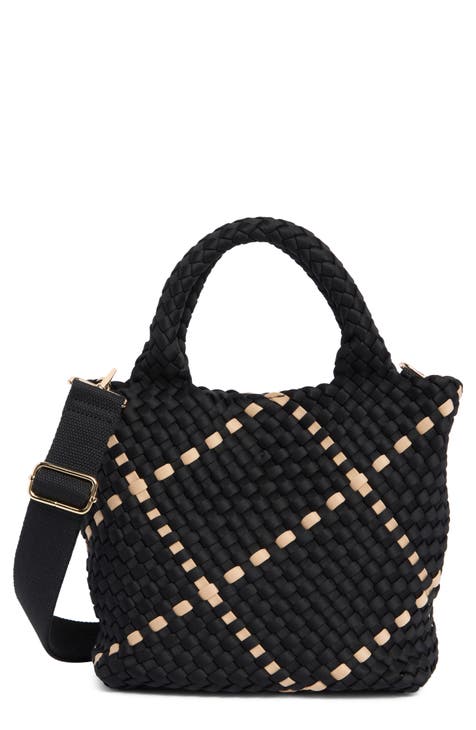 Small Neoprene Woven Tote Bag