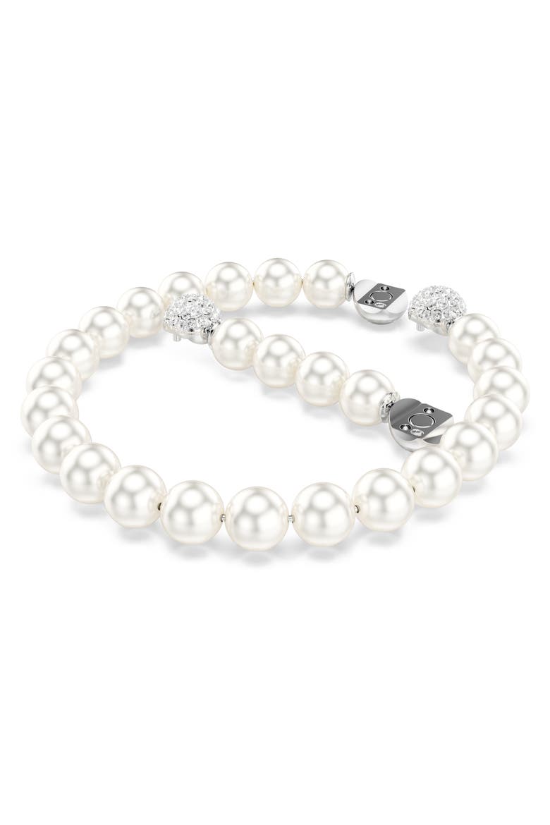 Matrix Bracelet, Alternate, color, WHITE/ SILVER