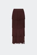 SIMONMILLER Za Za Knit Fringe Skirt