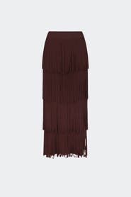 SIMONMILLER Za Za Knit Fringe Skirt