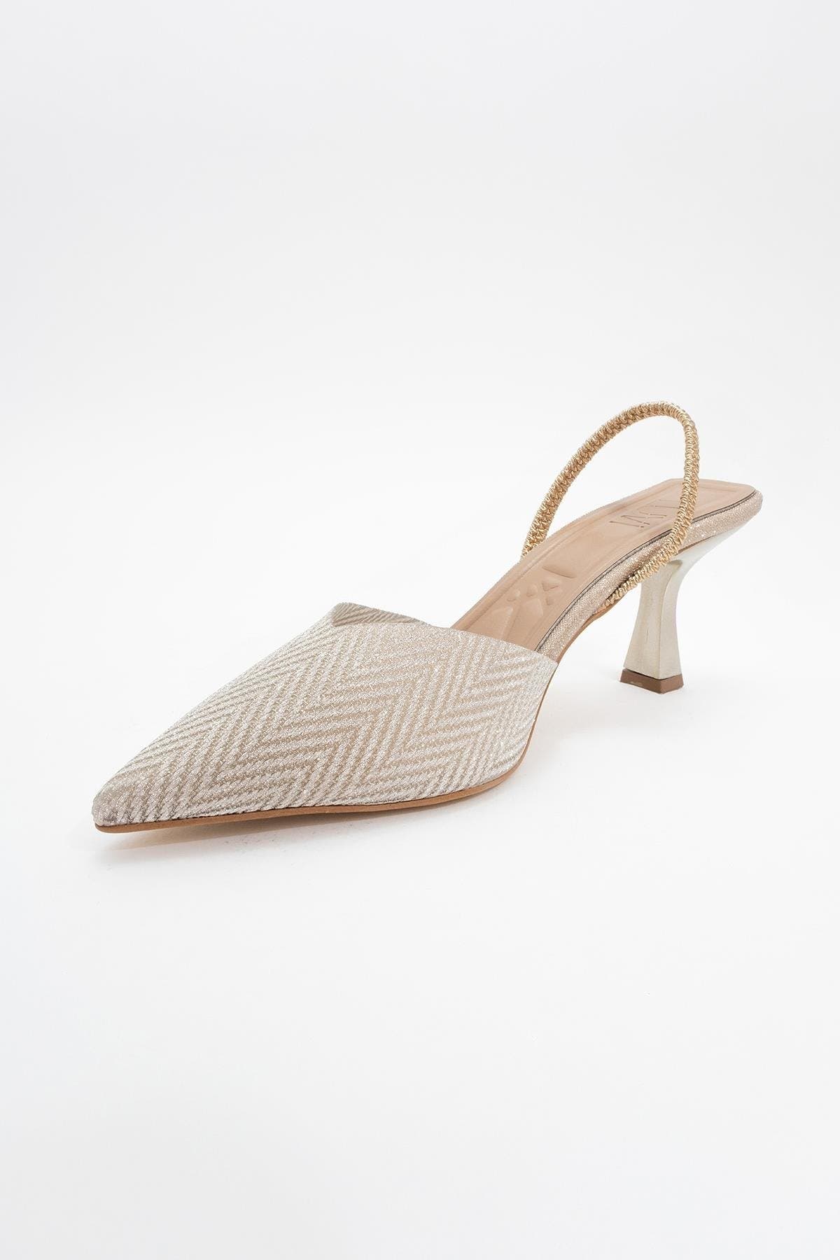 Prologue Shoes Renos Pointed Toe Pump, Alternate, color, Gold