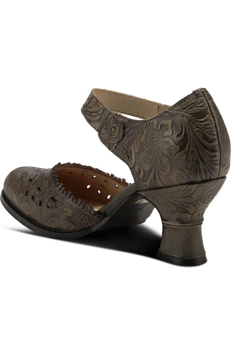 L'Artiste by Spring Step Visionary Ankle Strap Sandal, Alternate, color, Grey