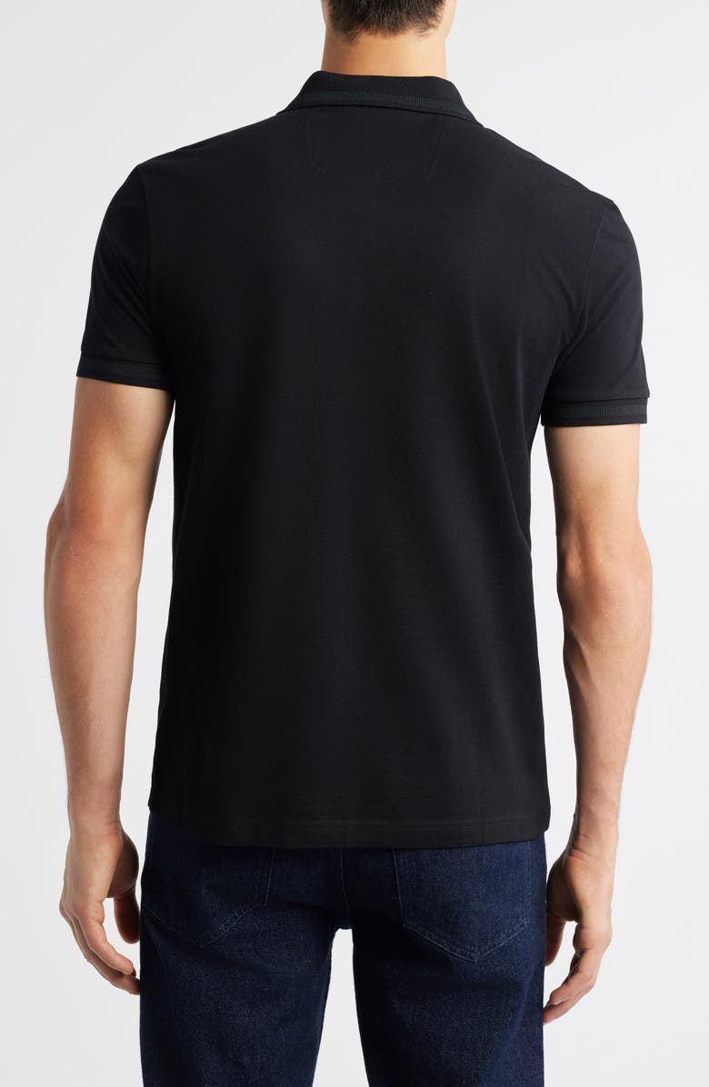 BOSS Pio 1 Cotton Polo, Alternate, color, Black