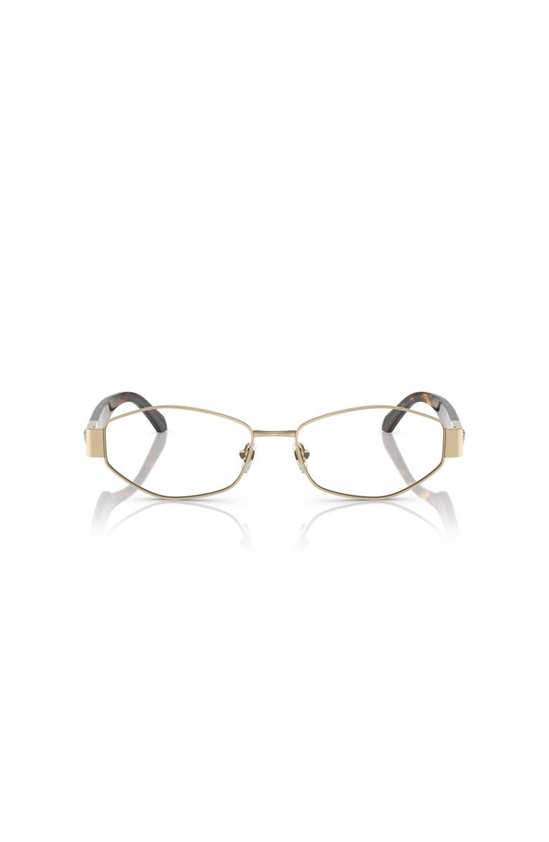 Versace 53mm Irregular optical glasses, Alternate, color, Gold