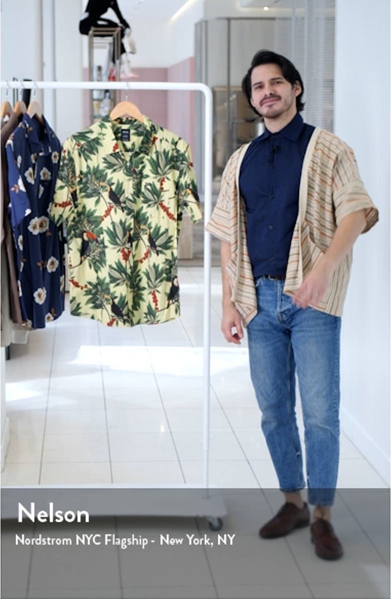 Pandemonium Short Sleeve Button-Up Shirt, sales video thumbnail