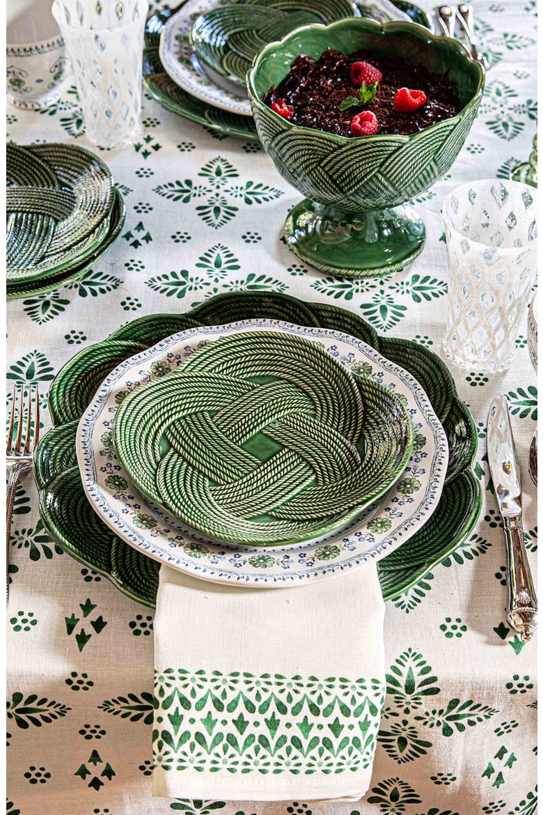 Le Panier Mystic Knot Dessert/Salad Plate, Alternate, color, BASIL