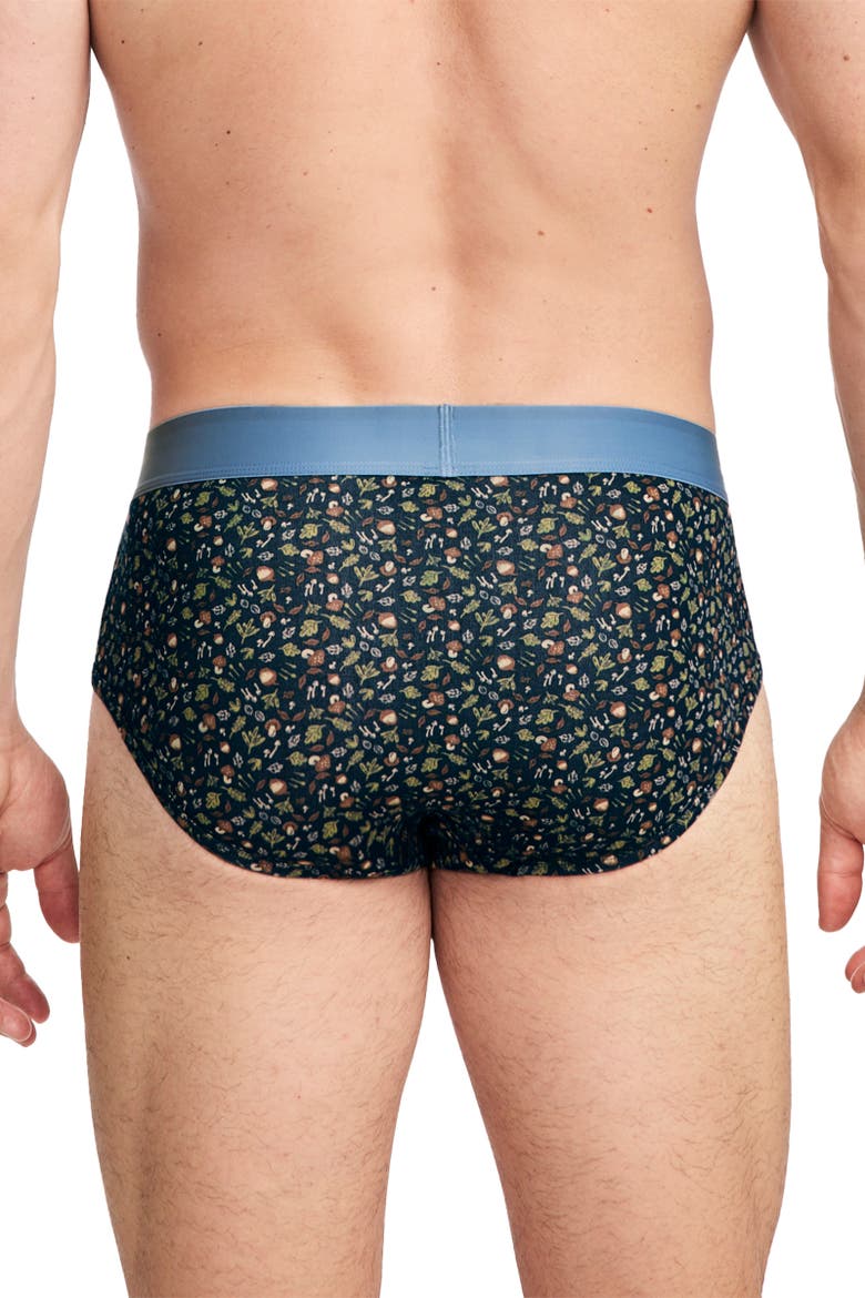 Mens Cotton Stretch Brief - 3 Pack, Alternate, color, Fun Forage