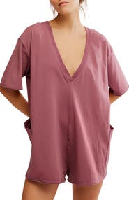 Free People FP Movement Hot Shot Tee Romper