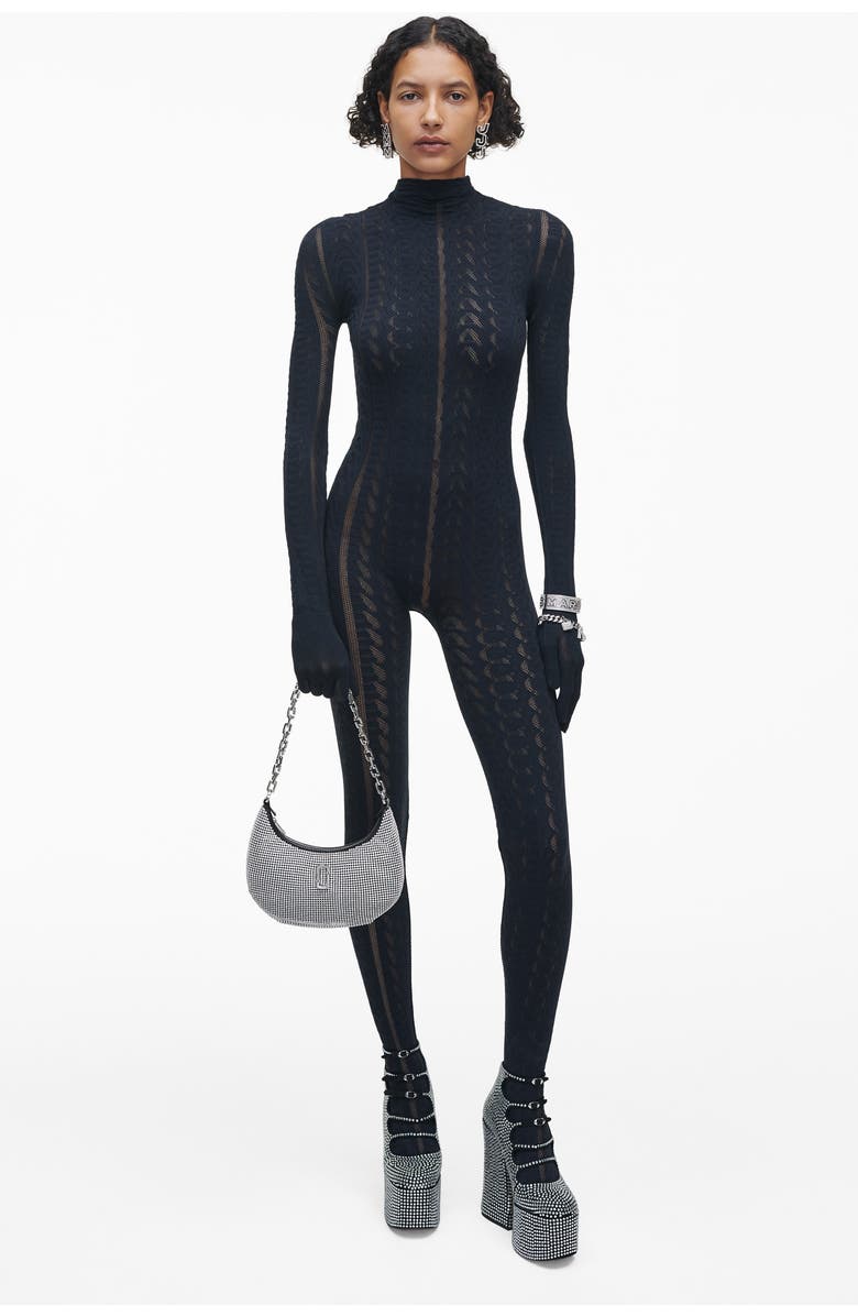 Marc Jacobs The Rhinestone Small Curve Bag, Alternate, color,