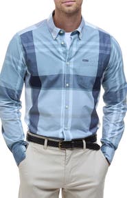 Barbour Harris Trim Fit Exploded Check Cotton Button-Down Shirt