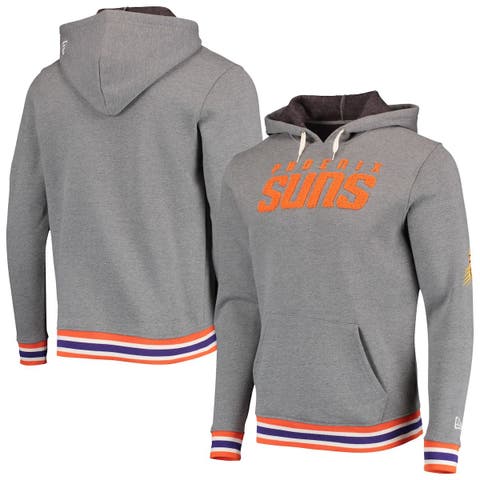 Men's New Era Gray Phoenix Suns Wordmark Pullover Hoodie