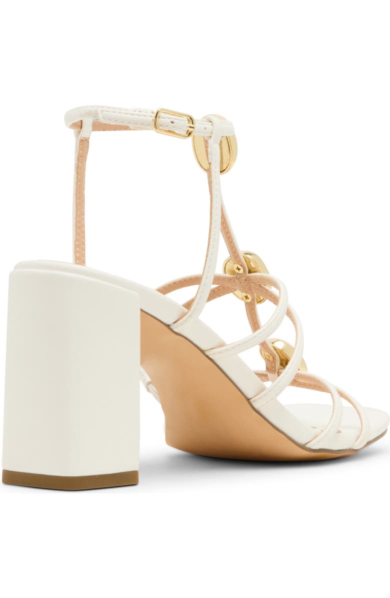 Madden Girl <p>Laylaa Faux Leather Strappy Sandal (Women)</p>, Alternate, color, White Paris