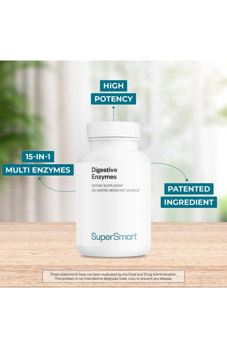 SuperSmart Digestive Enzymes, Alternate, color, NO COLOR