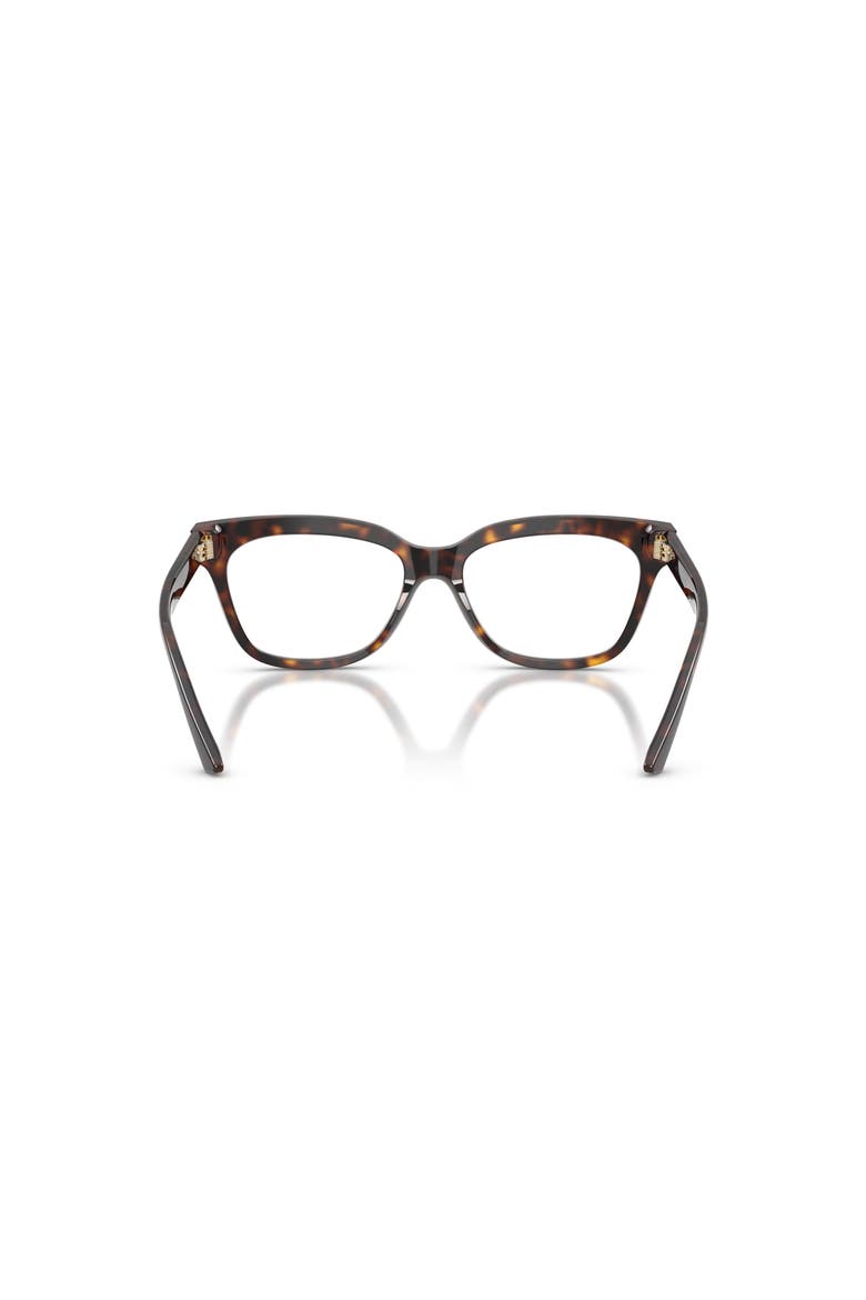 52mm Rectangle optical glasses, Alternate, color, Tortoise
