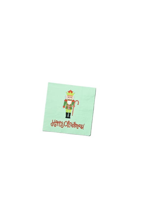 Mr. Nutcracker Cocktail Napkins Set of 20