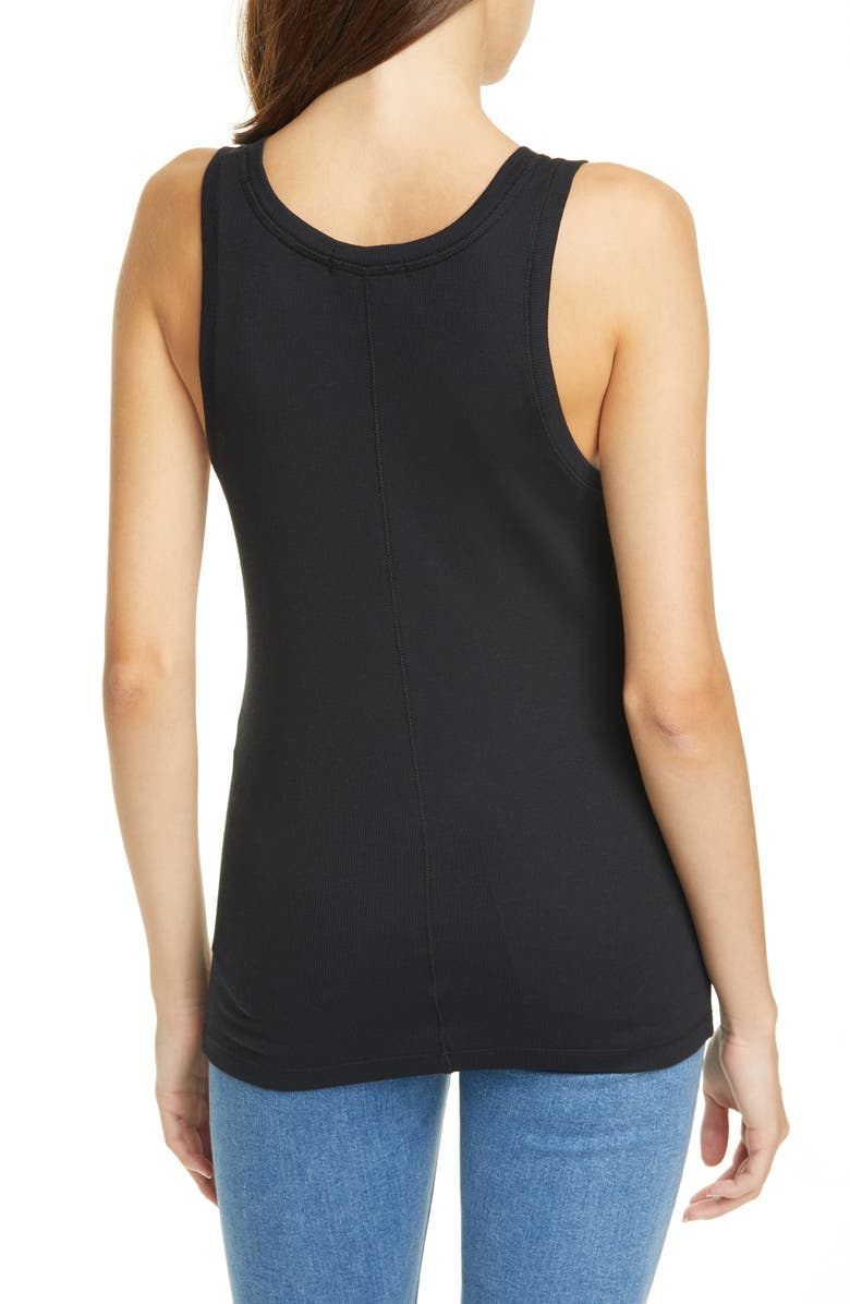 rag & bone Kari Rib Tank, Alternate, color, 