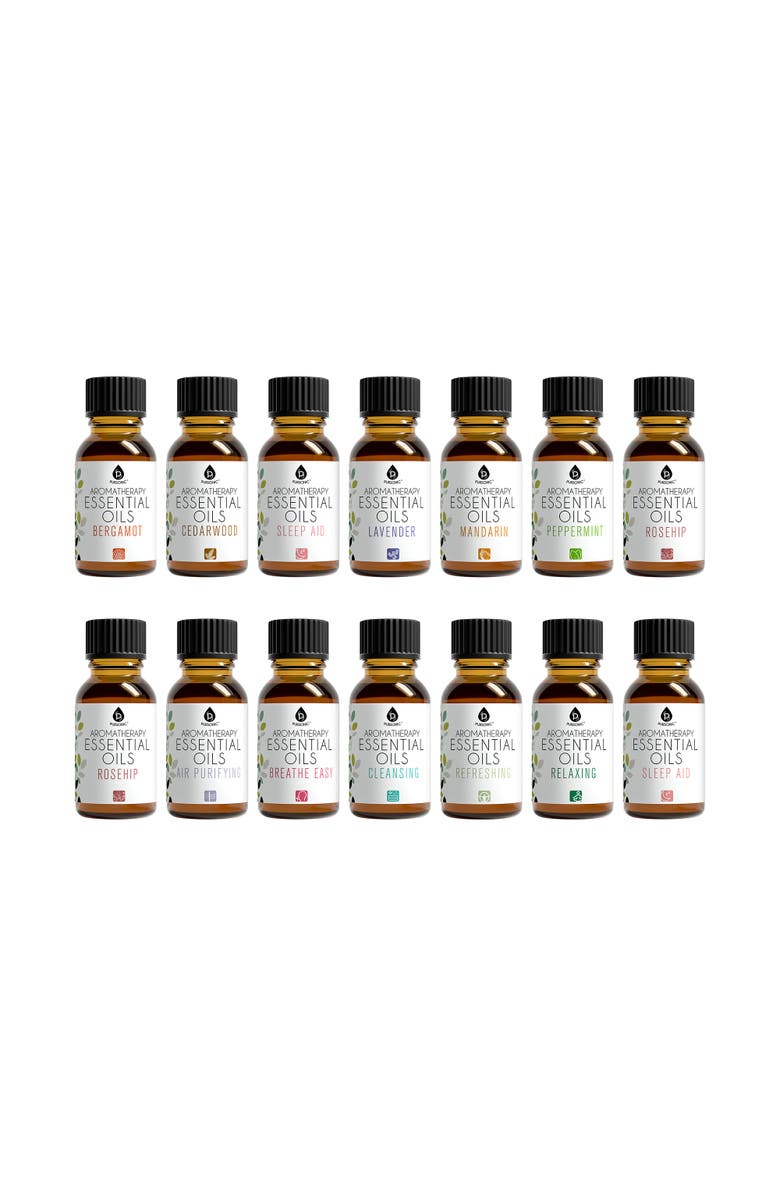 PURSONIC Aromatherapy Essential Oils 14-Pack Gift Set, Main, color, Muticolor