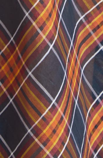 Plaid Cotton & Silk Dress