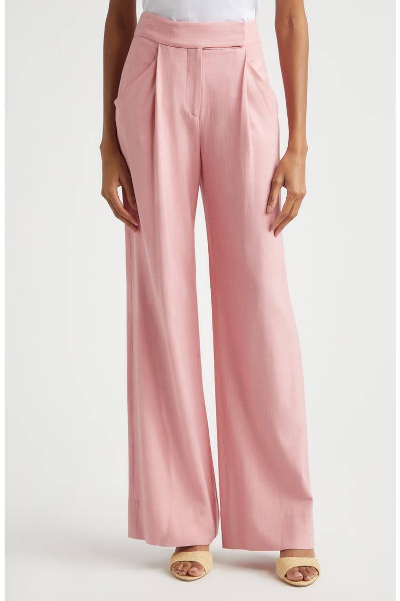 Marbeau High Waist Wide Leg Pants, Main, color, PETAL