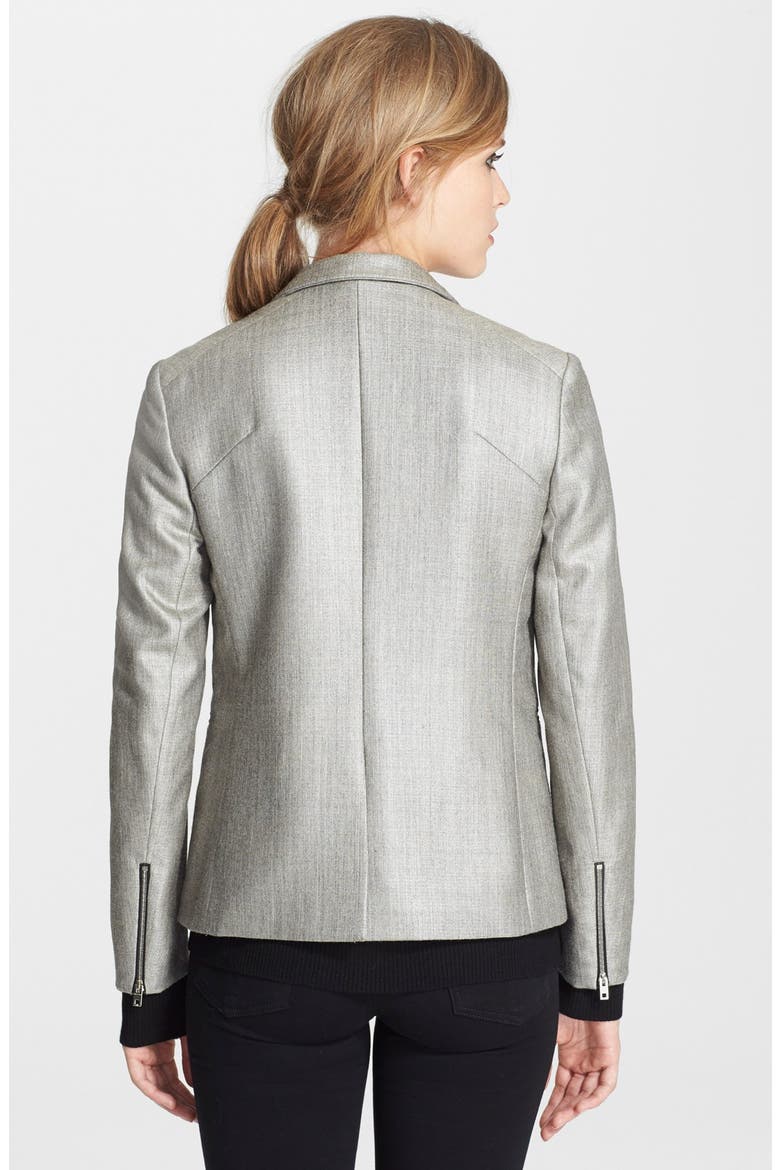 'Alpine' Jacket, Alternate, color, SILVER