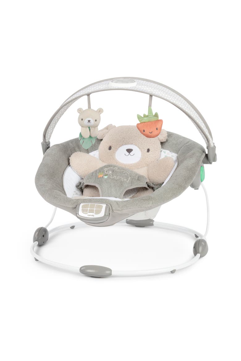 InLighten Baby Bouncer Seat with Light Up Toy Bar, Main, color, Nate