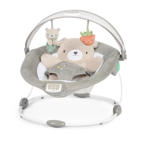 InLighten Baby Bouncer Seat with Light Up Toy Bar