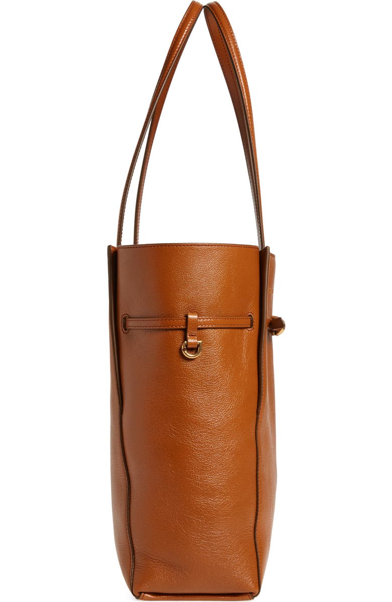 Givenchy Small Voyou Belted Leather Tote, Alternate, color,