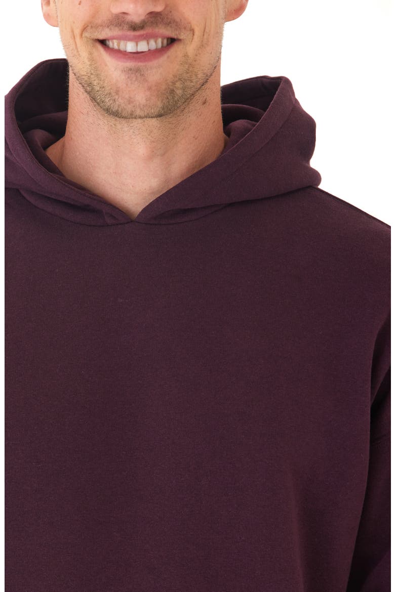 Marcel Oversize Fleece Hoodie, Alternate, color, ULTRA MAROON