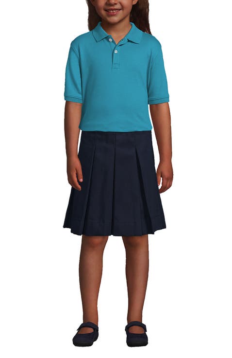 School Uniform Kids Short Sleeve Interlock Polo Shirt