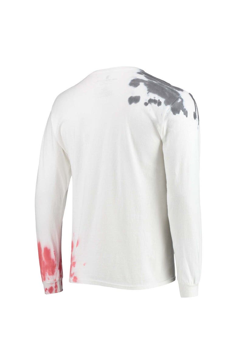 Junk Food Men's Junk Food White Toronto Raptors Tie-Dye Long Sleeve T-Shirt, Alternate, color, 
