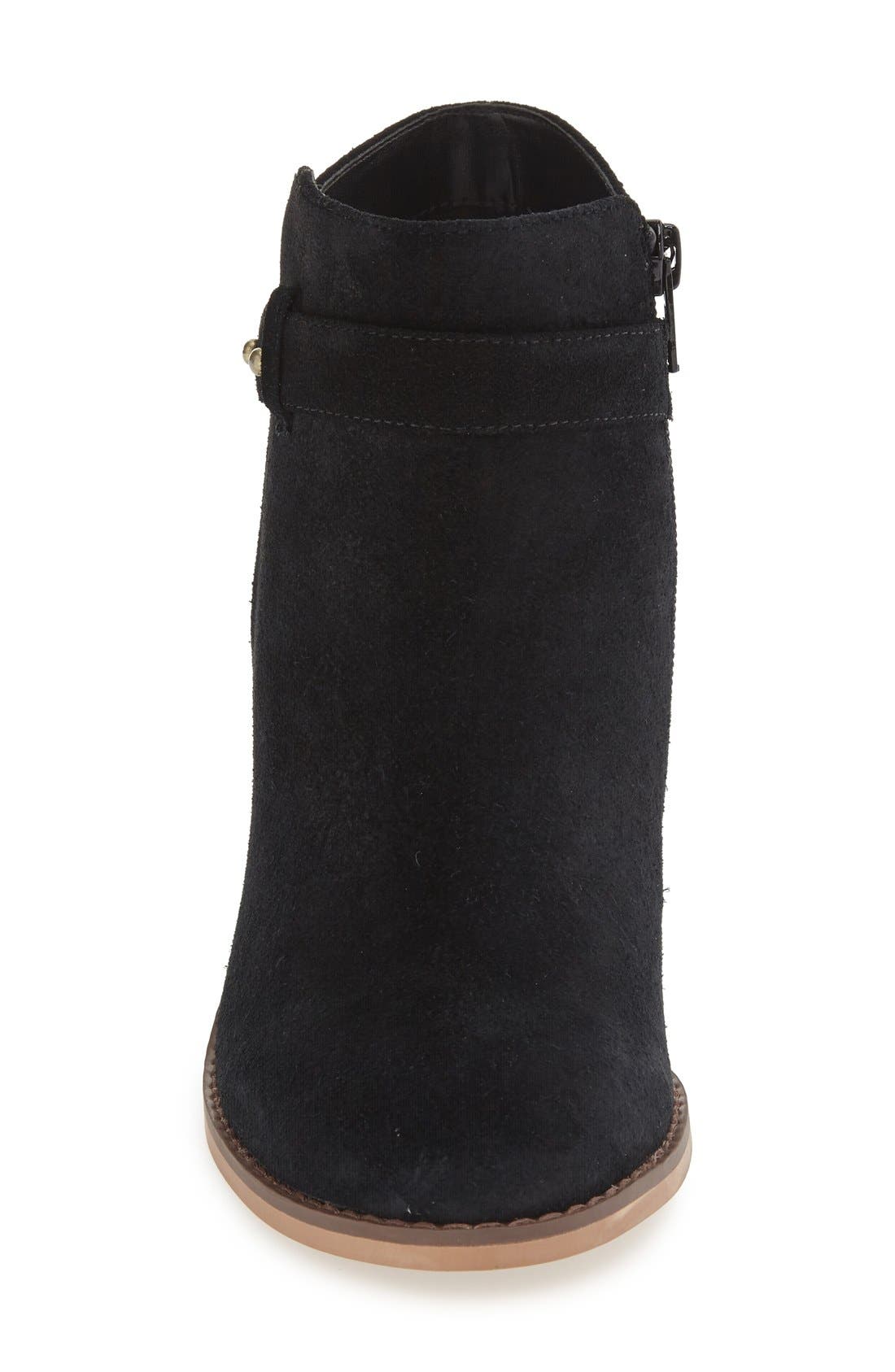 'Lyriq' Bootie (Women), Alternate, color, BLACK SUEDE