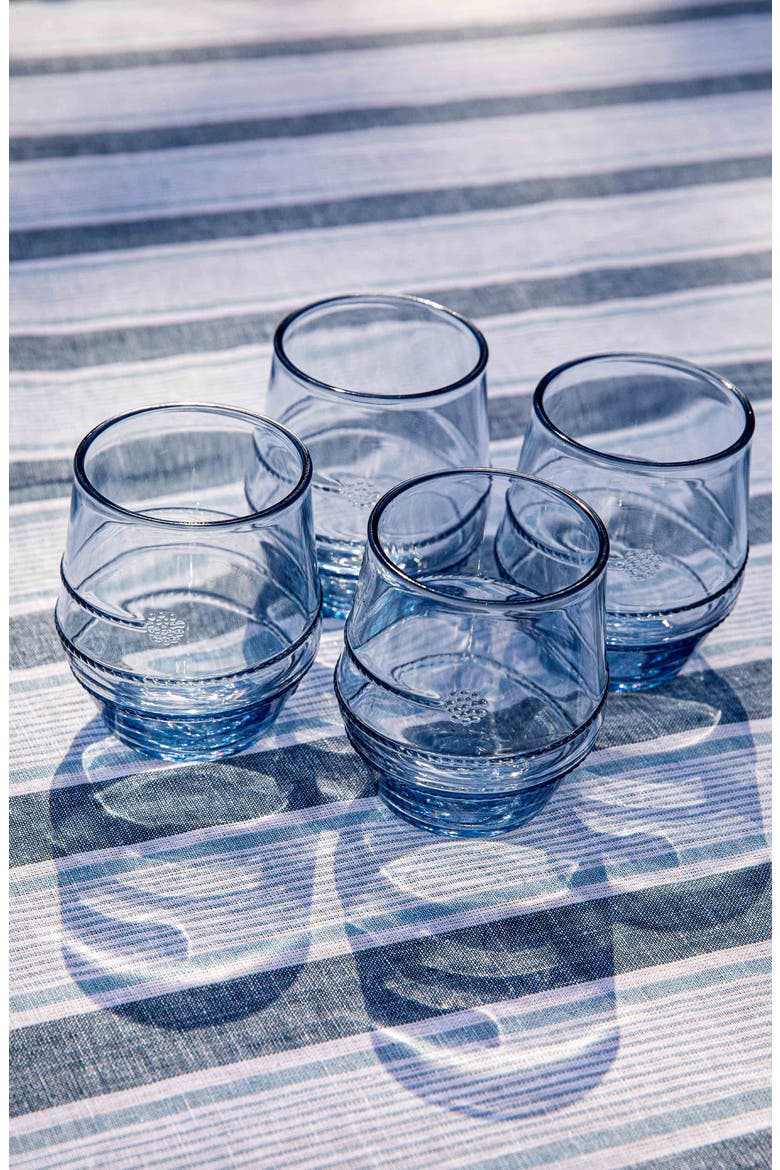 Amalia Set of 4 Acrylic Tumblers, Alternate, color, OCEAN