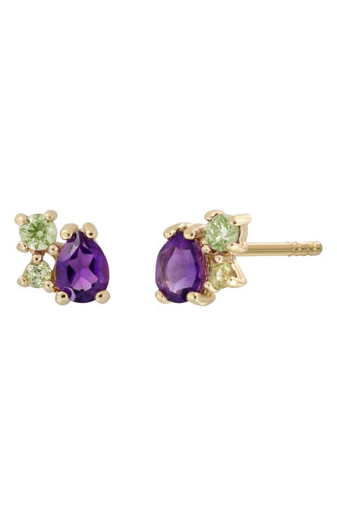 14K Gold Color Stud Earrings (Nordstrom Exclusive)